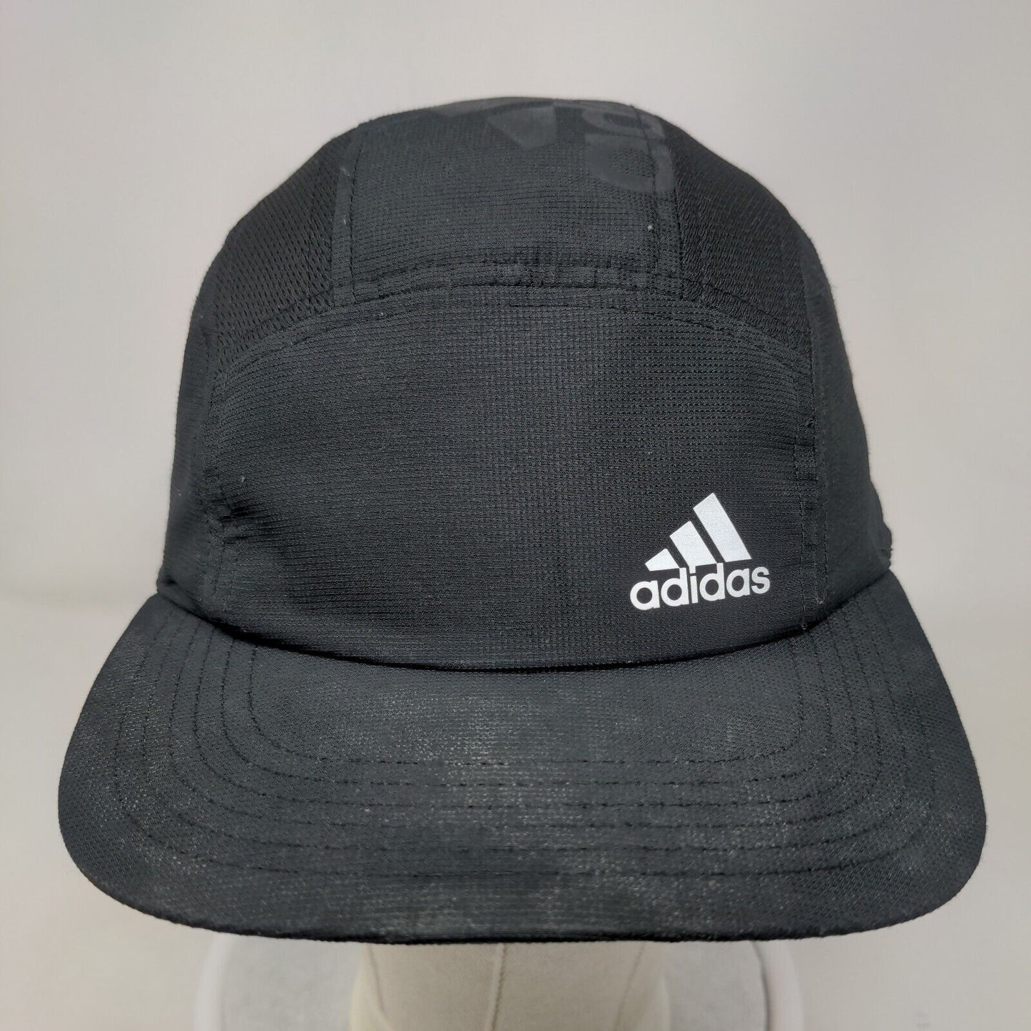 Adidas 3 Stripes Strapback Hat Black One Size Adjustable Breathable