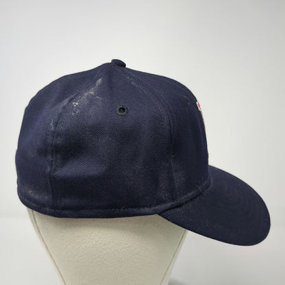 Devon Baseball Cap Blue Boston MLB Red Sox 7 1/8 Fitted Wool Made In USA Hat