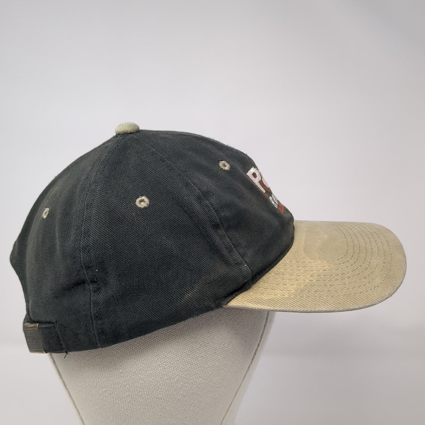 Pacific Recycling Slideback Hat Black One Size Adjustable Embroidered Headliner