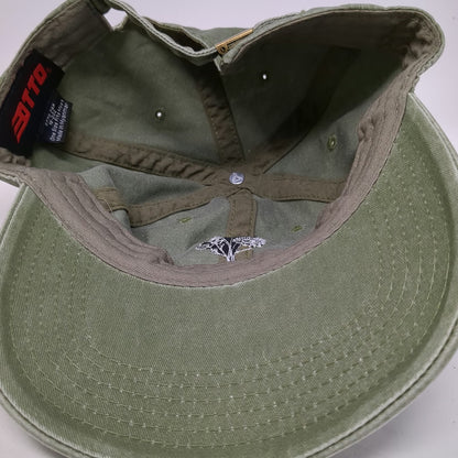 Otto Baseball Cap Green One Size Floral Flower Bouquet Adjustable Slideback Hat