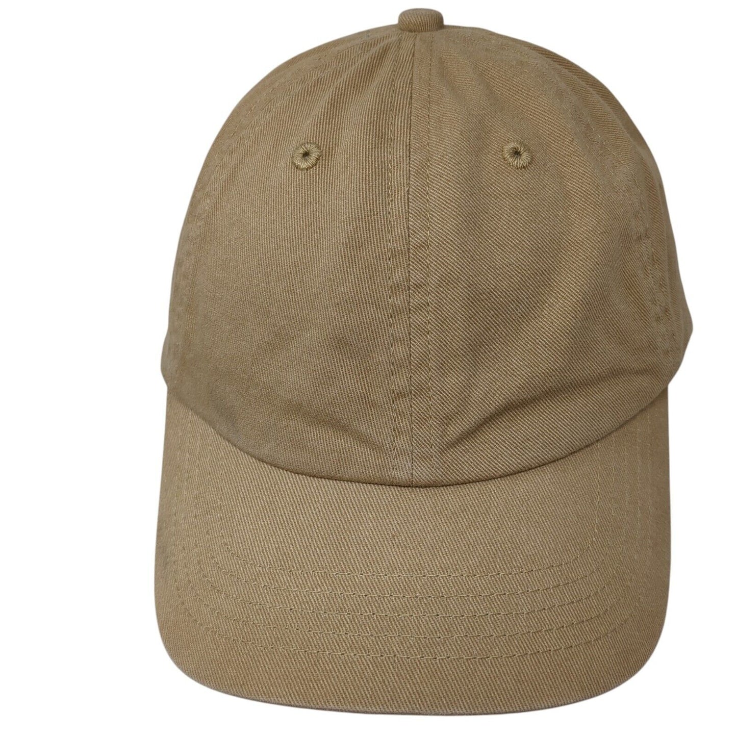 Divided by H&M Slideback Hat Tan One Size Adjustable Vented Holes 6 Panel Blank