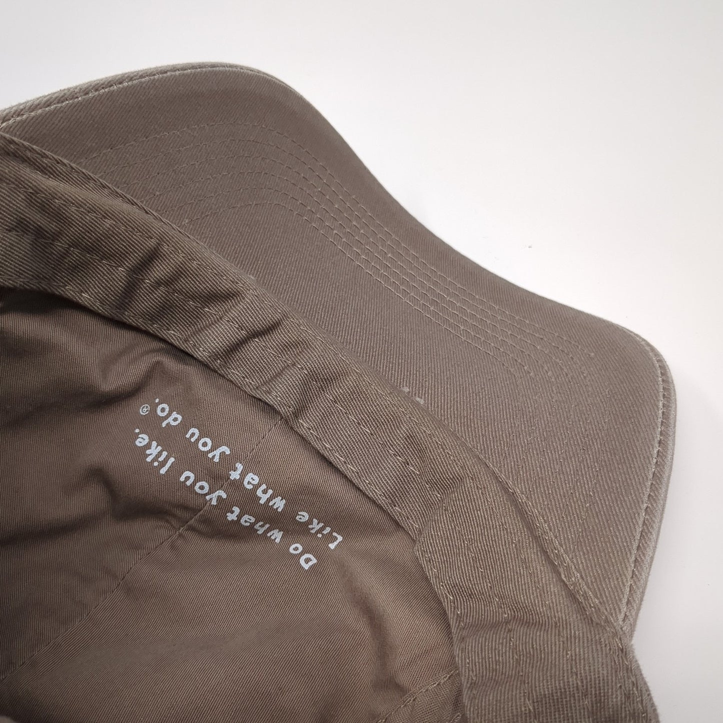 Life is Good Slideback Baseball Cap Brown OS Adjustable Embroidered 6 Panel