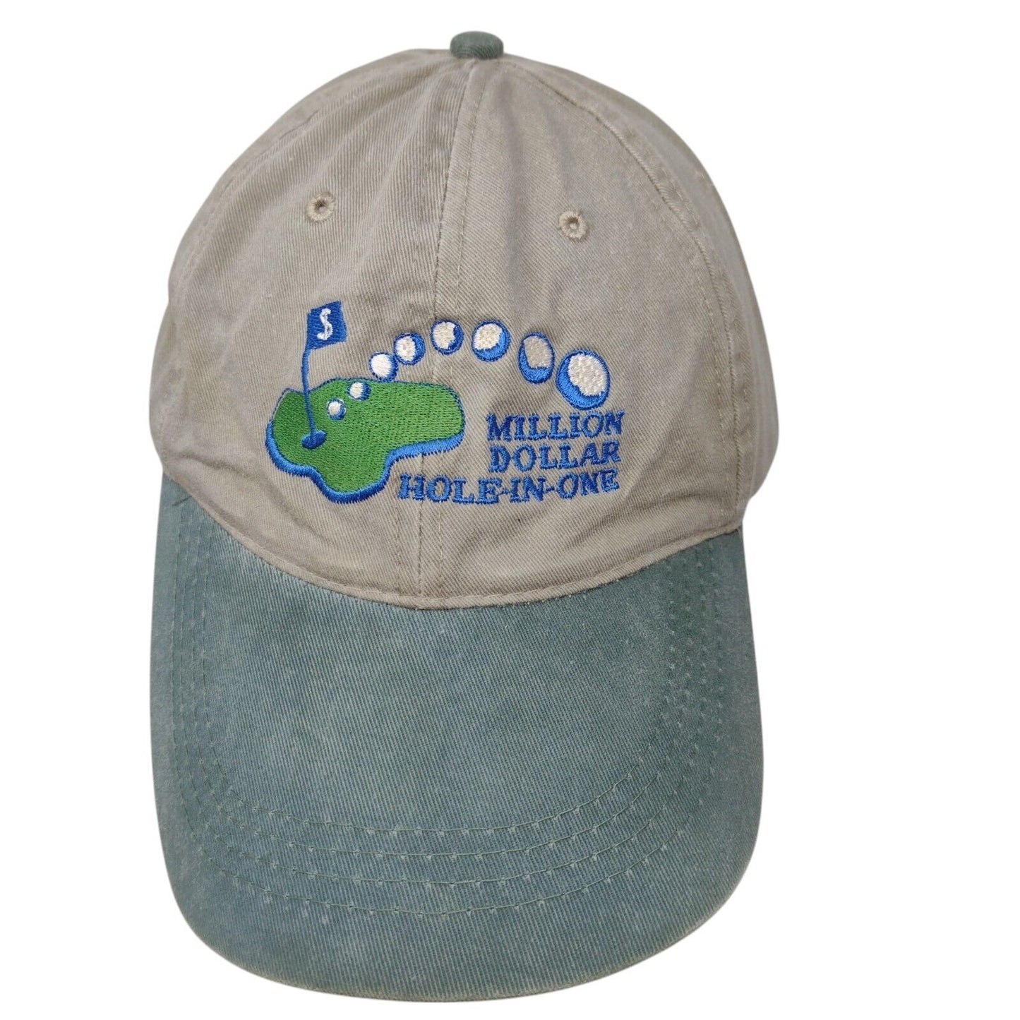 Million Dollar Hole-In-One Slideback Hat Multi OSFM Colorblock Otto