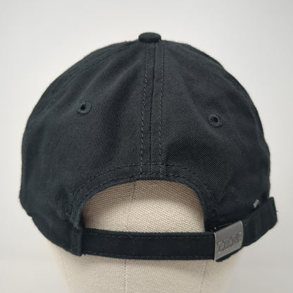 IBM Slideback Hat Black One Size Adjustable Embroidered Logo Outdoor