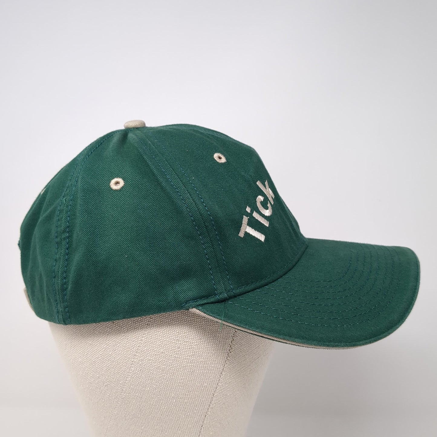 Tick Ridge Strapback Baseball Cap Green One Size Adjustable Advantage Series