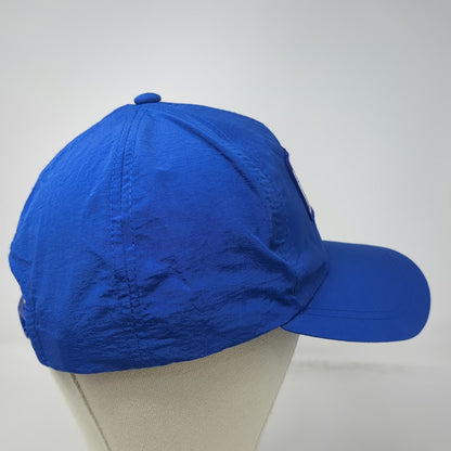 Jewel Inc Blue Snapback Hat One Size Nylon Patch Logo Unstructured 6 Panel
