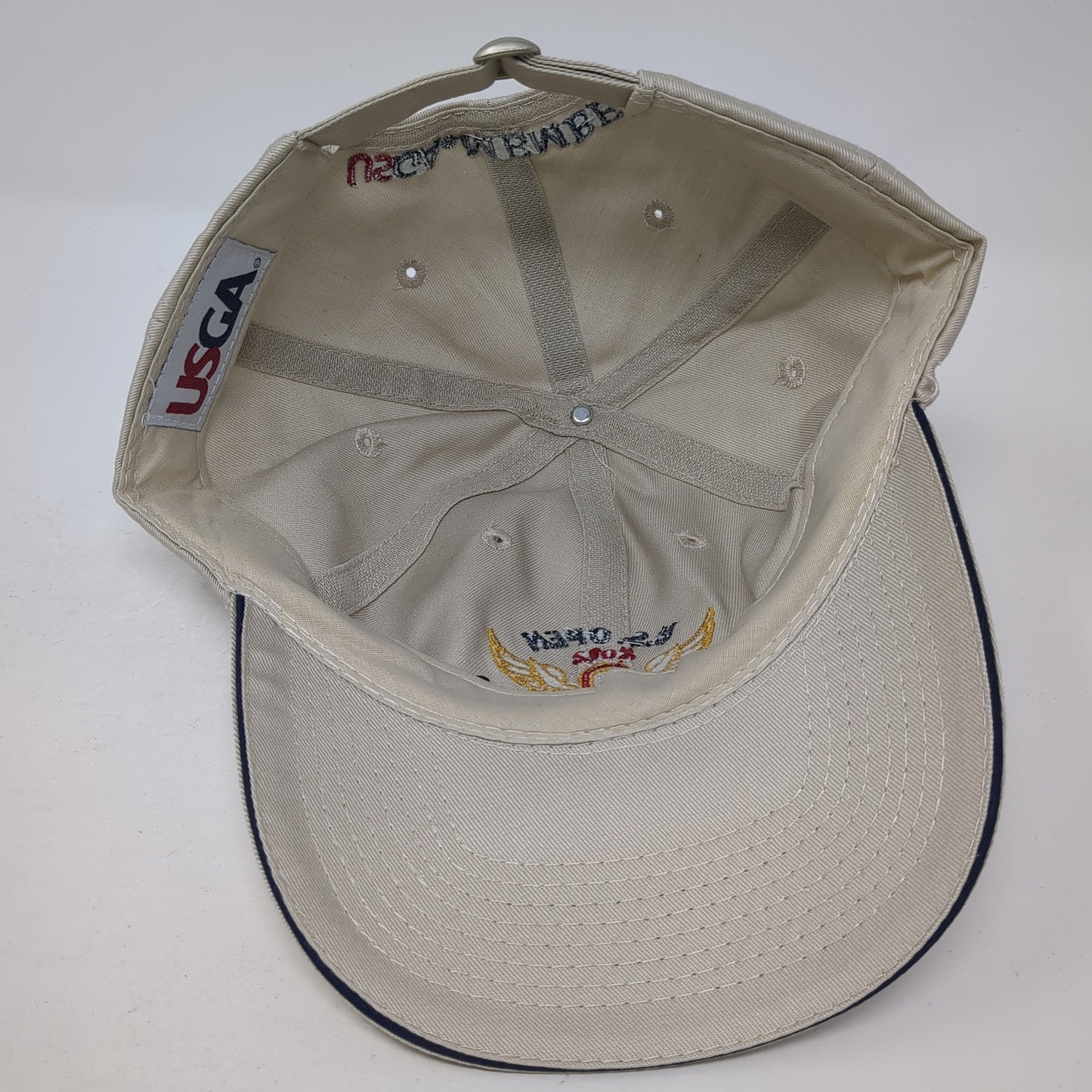 US Open 2012 The Olympic Club Slideback Hat Beige One Size USGA Member