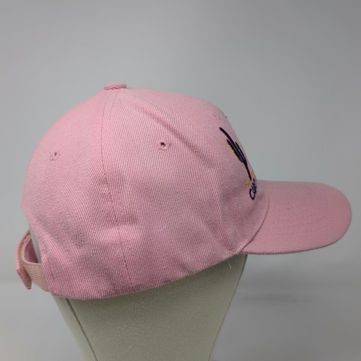 Cabo San Lucas Mexico Cactus Embroidery Pink One Size Baseball Cap Hat Strap