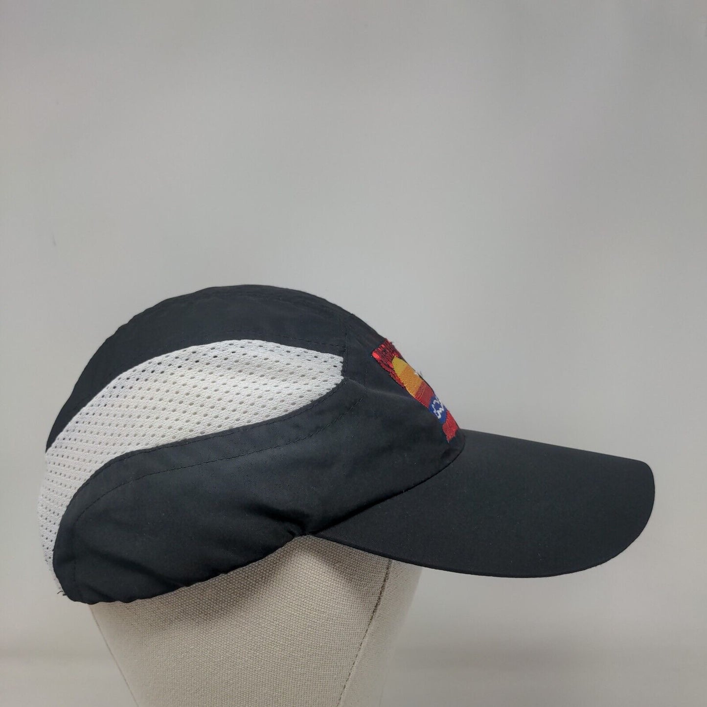 Sunrunners 10K Strapback Hat Black OSFA Embroidered Breathable Racetrackers