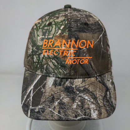 Brannon Electric Motor Strapback Hat Camo One Size Embroidered Chipola