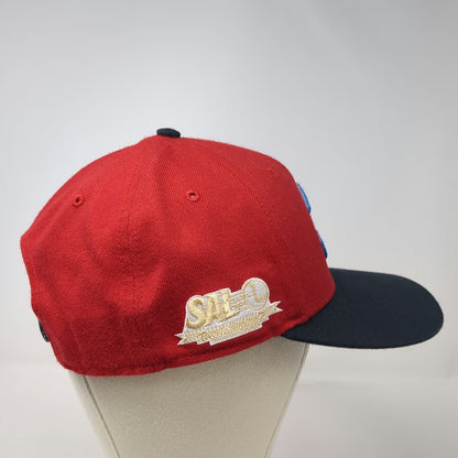 '47 Lakewood Blueclaw MiLB Red Snapback Hat One Size Autographed SAL Patch OSFM