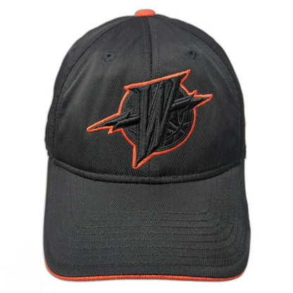 Golden State Warriors NBA Adidas Cap Black One Size Orange Underbrim Stretch