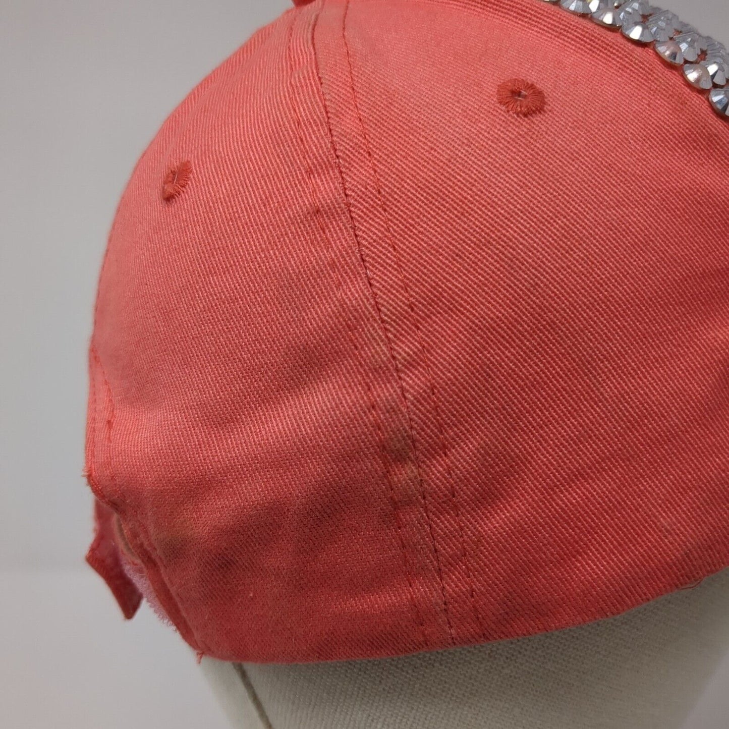Something Special Strapback Hat Pink One Size Adjustable Bling 6 Panel