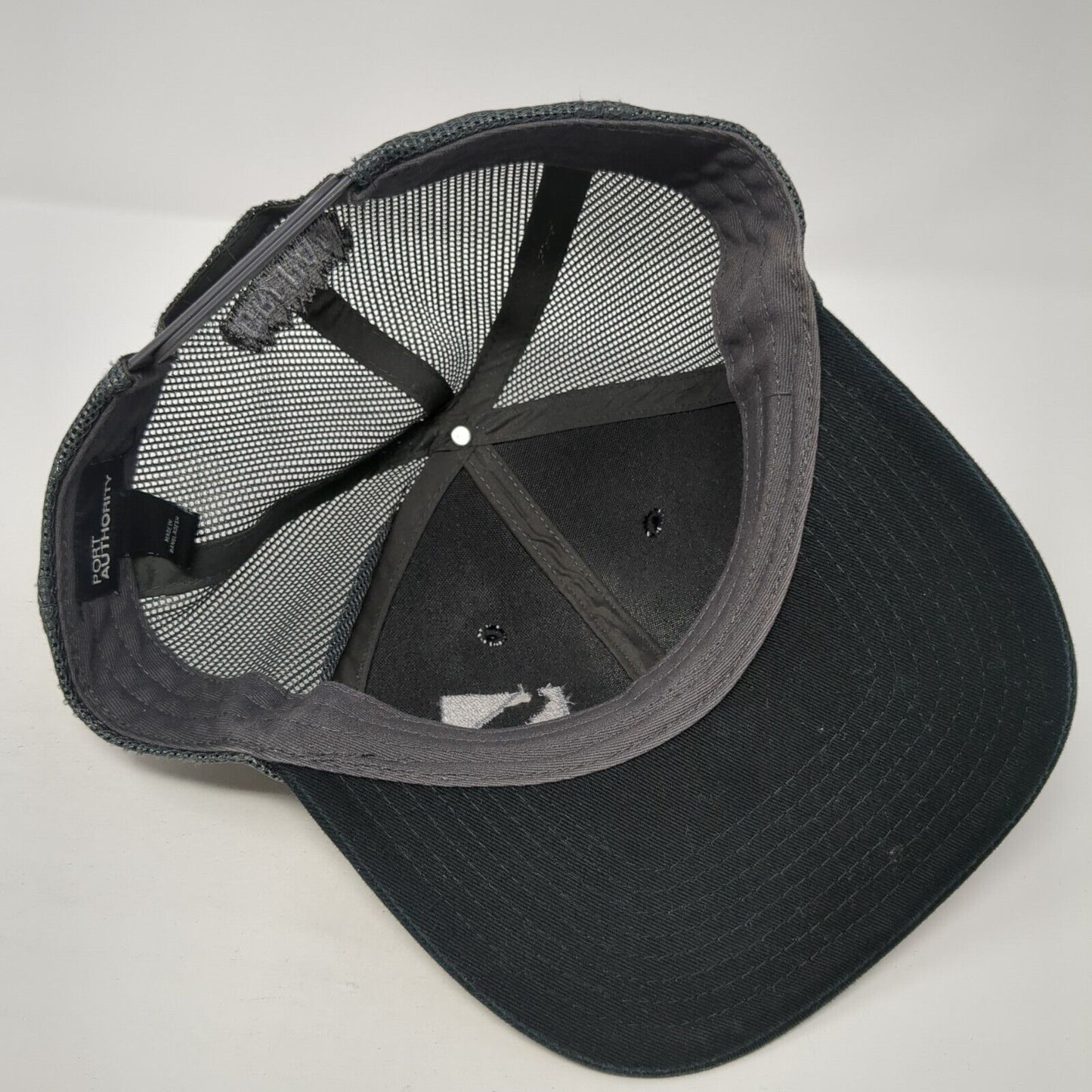 Orepac Snapback Mesh Back Trucker Hat Black One Size Port Authority
