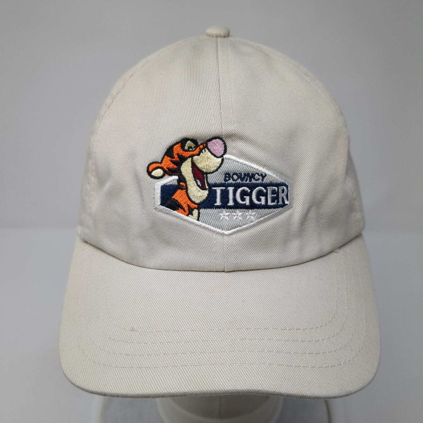 Disney Tigger Slideback Hat Tan One Size Adjustable Embroidered 6 Panel Pooh