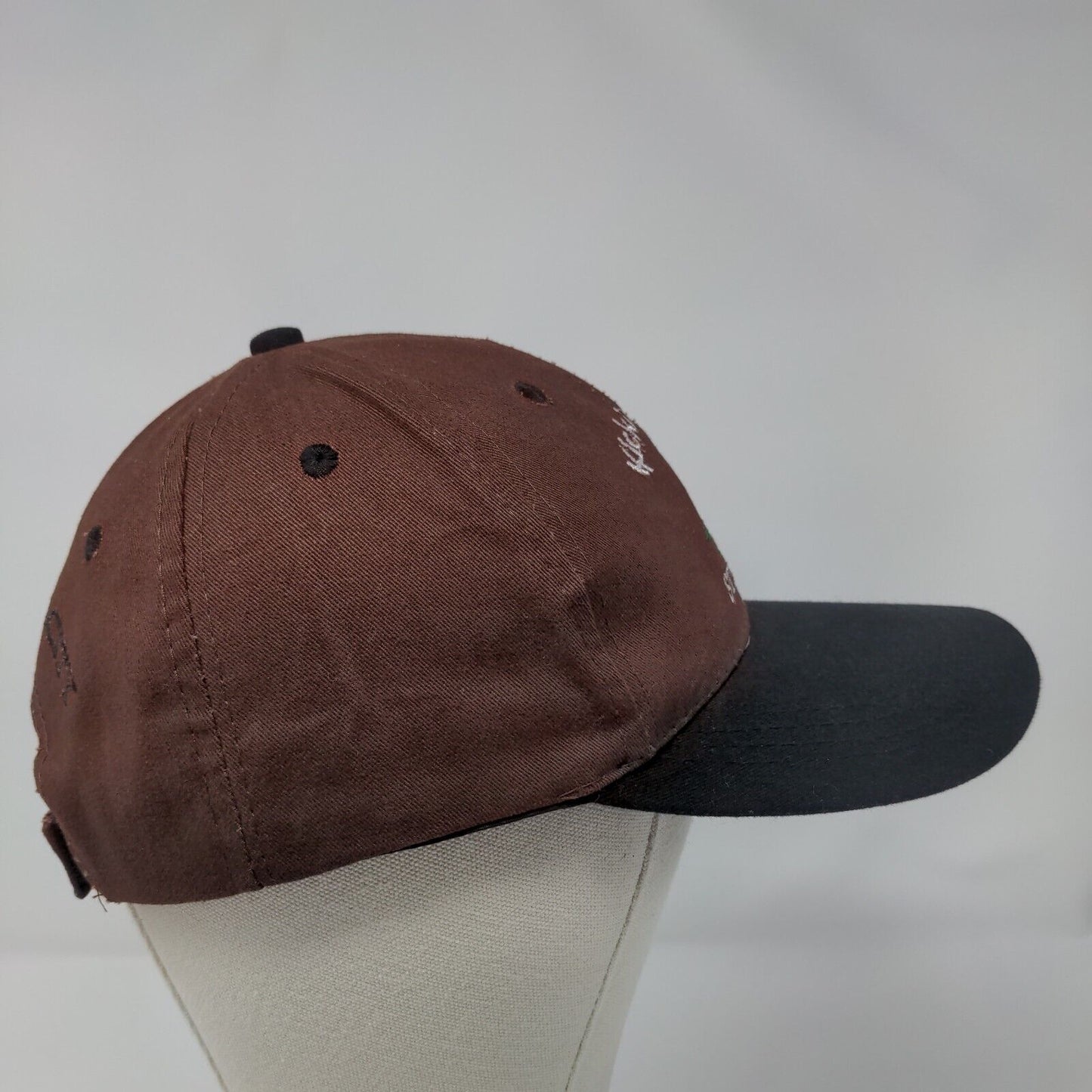 Kickin' Back St. Kitts Strapback Hat Brown 58cm The Sugar City 6 Panel