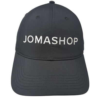 Jomashop Snapback Hat Black One Size Adjustable Embroidered 6 Panel