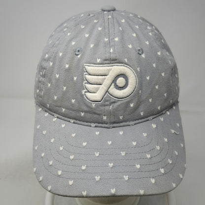 Philadelphia Flyers NHL Zephyr Gray One Size Cap All Over Dot Pattern Strapback