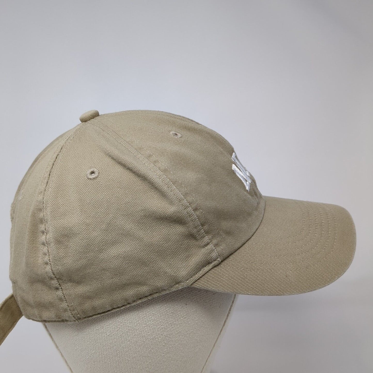 Nike Slideback Hat Tan One Size Adjustable Embroidered Swoosh 6 Panel Cotton