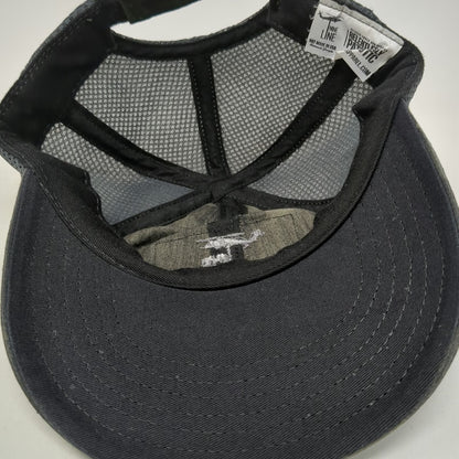Nine Line Baseball Cap Black Green One Size Mesh Snapback Camo Side Flag Hat