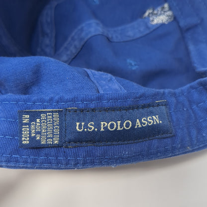 U.S. Polo Assn. Slideback Hat Blue One Size Embroidered Logo Adjustable