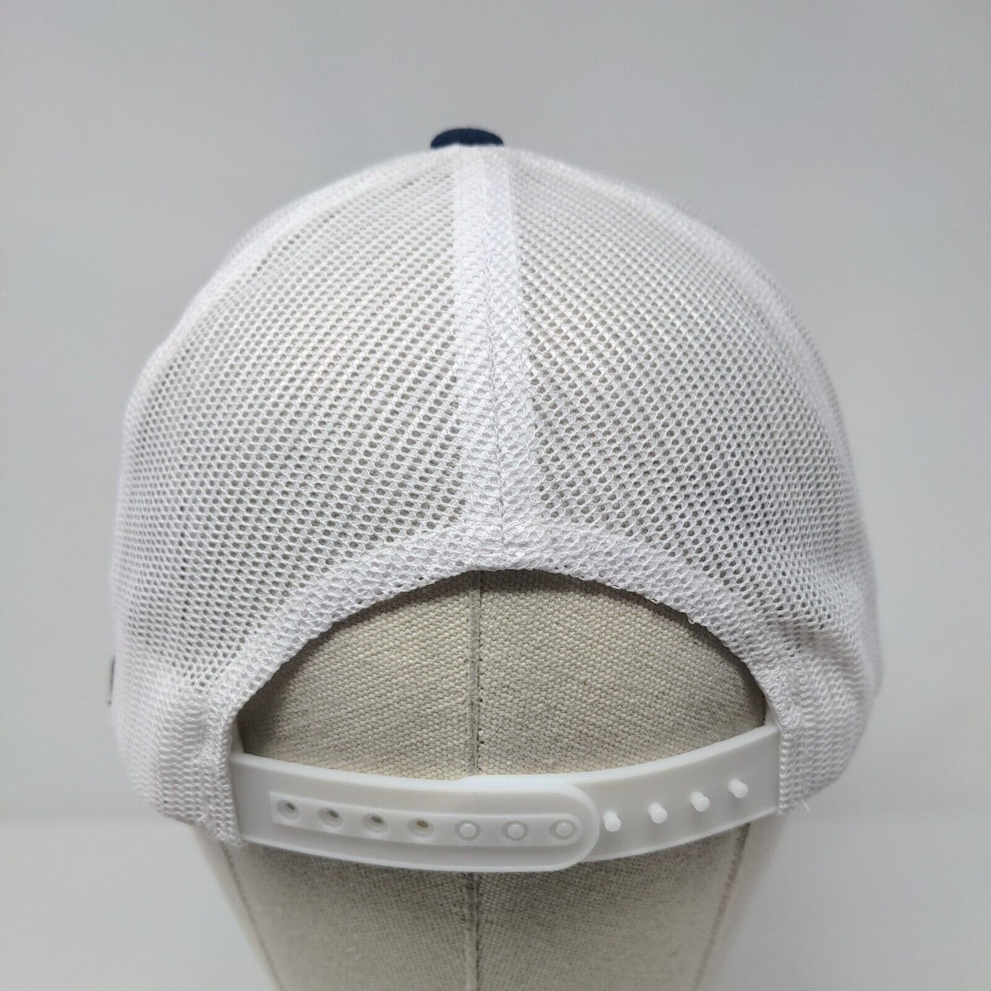 Blue Cross of Idaho Snapback Trucker Hat Blue OSFA Adjustable Mesh Back Yupoong