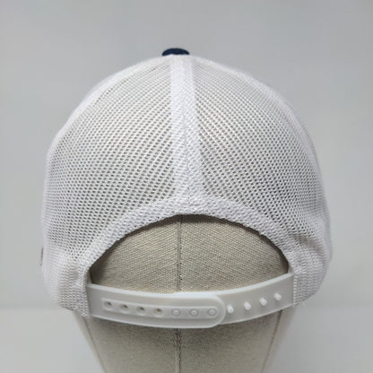 Blue Cross of Idaho Snapback Trucker Hat Blue OSFA Adjustable Mesh Back Yupoong