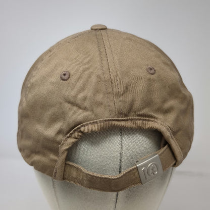 Tentree Baseball Cap Brown One Size Organic Cotton Adjustable Mountain Logo Hat