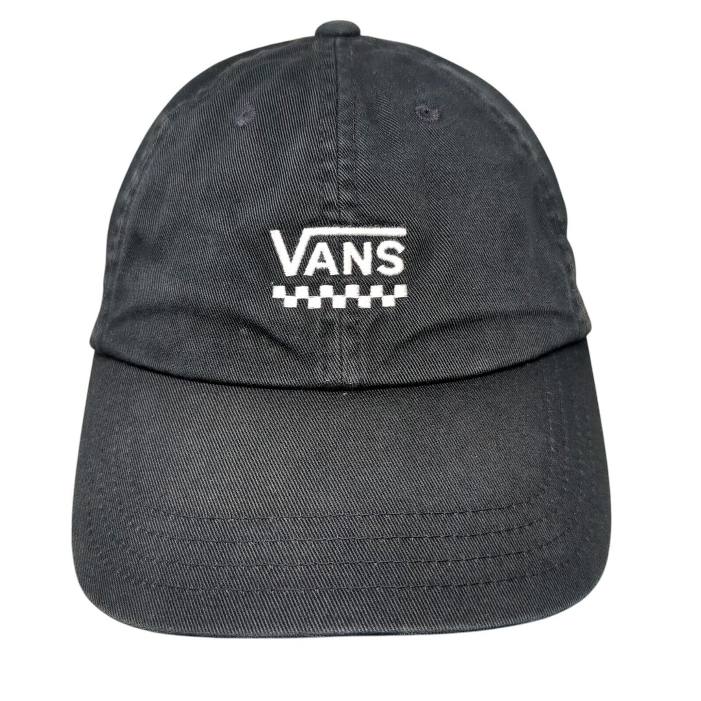 Vans Off The Wall Slideback Hat Black OSFA Embroidered Adjustable
