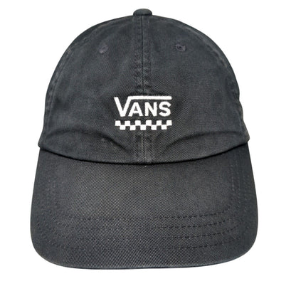 Vans Off The Wall Slideback Hat Black OSFA Embroidered Adjustable