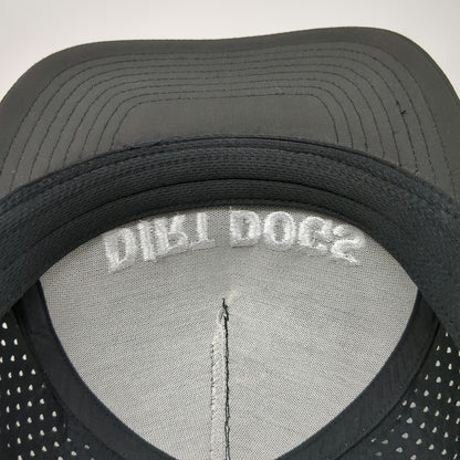 Zapped Dirt Dogs Podcast Mesh Trucker Hat Black One Size Rope Snapback Logo
