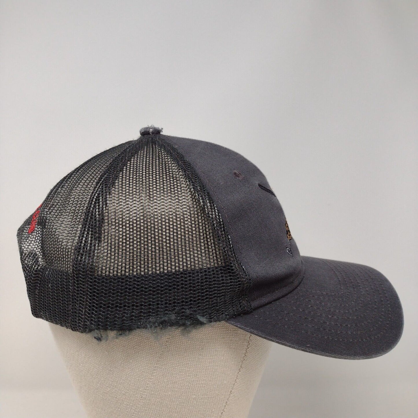 John Day Golf Club Snapback Trucker Hat Gray OSFA Mesh Back Port Authority