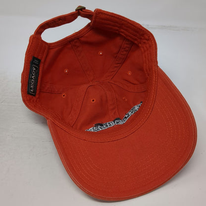 Legacy Baseball Cap Orange One Size Lewis & Clark Embroidery Slideback Hat