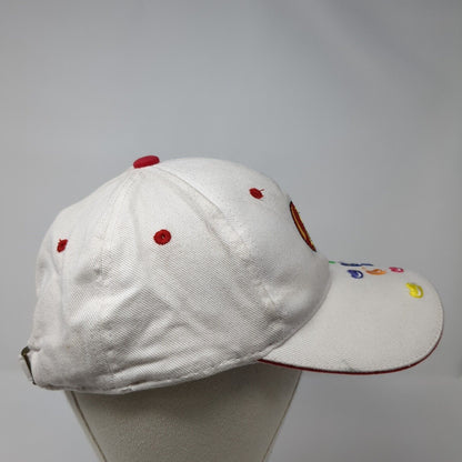 Jelly Belly Slideback Hat White One Size Adjustable 6 Panel Town Talk