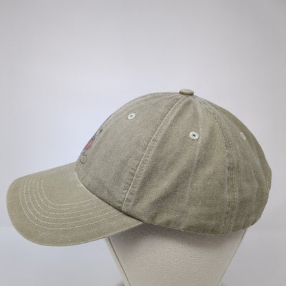 Mickey Mouse Adult Strapback Hat Brown 57-61cm Adjustable 6 Panel Disney Parks