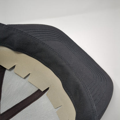 Mercury Snapback Hat Black One Size Adjustable Embroidered 6 Panel K-Products