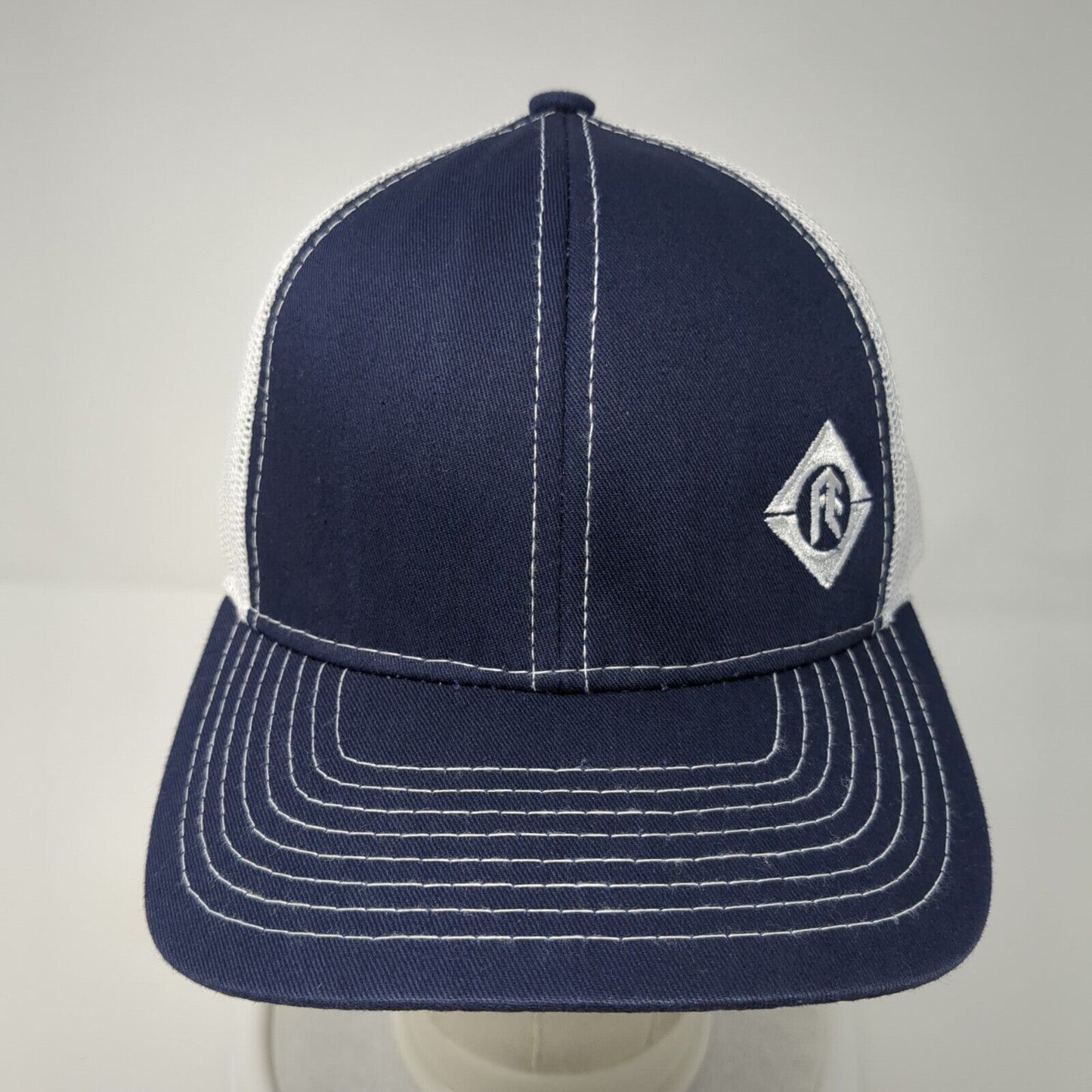 FE Snapback Trucker Hat Blue One Size Adjustable Mesh Back Platinum Series OC