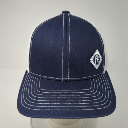 FE Snapback Trucker Hat Blue One Size Adjustable Mesh Back Platinum Series OC