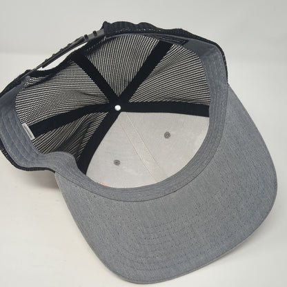 AXIS Snapback Mesh Back Trucker Hat Gray One Size Adjustable Richardson