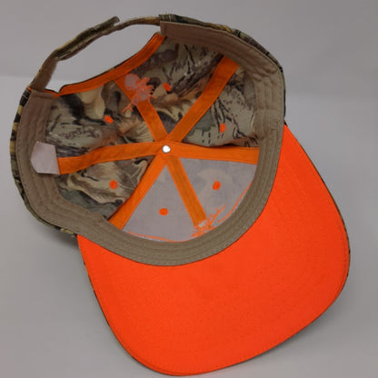 Elkins Dental Strapback Hat Camo One Size 6 Panel Embroidered Hunting