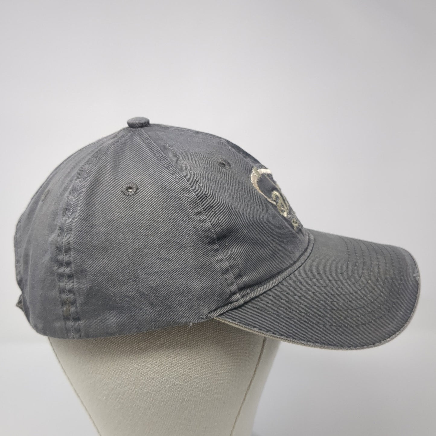 ABC St. Louis Strapback Hat Gray One Size Adjustable Port & Company