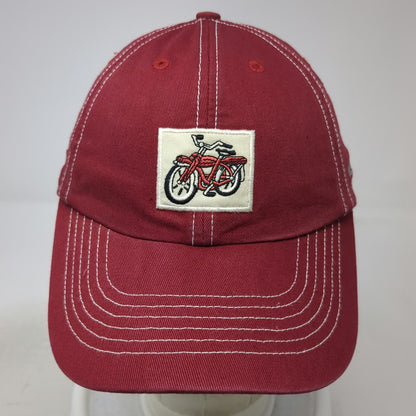 New Belgium Baseball Cap Red OSFM Bicycle Brewing Company Slideback Hat Scruples
