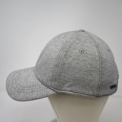 lululemon Baseball Cap Gray One Size Slideback Stretch Cotton Blend Logo Hat