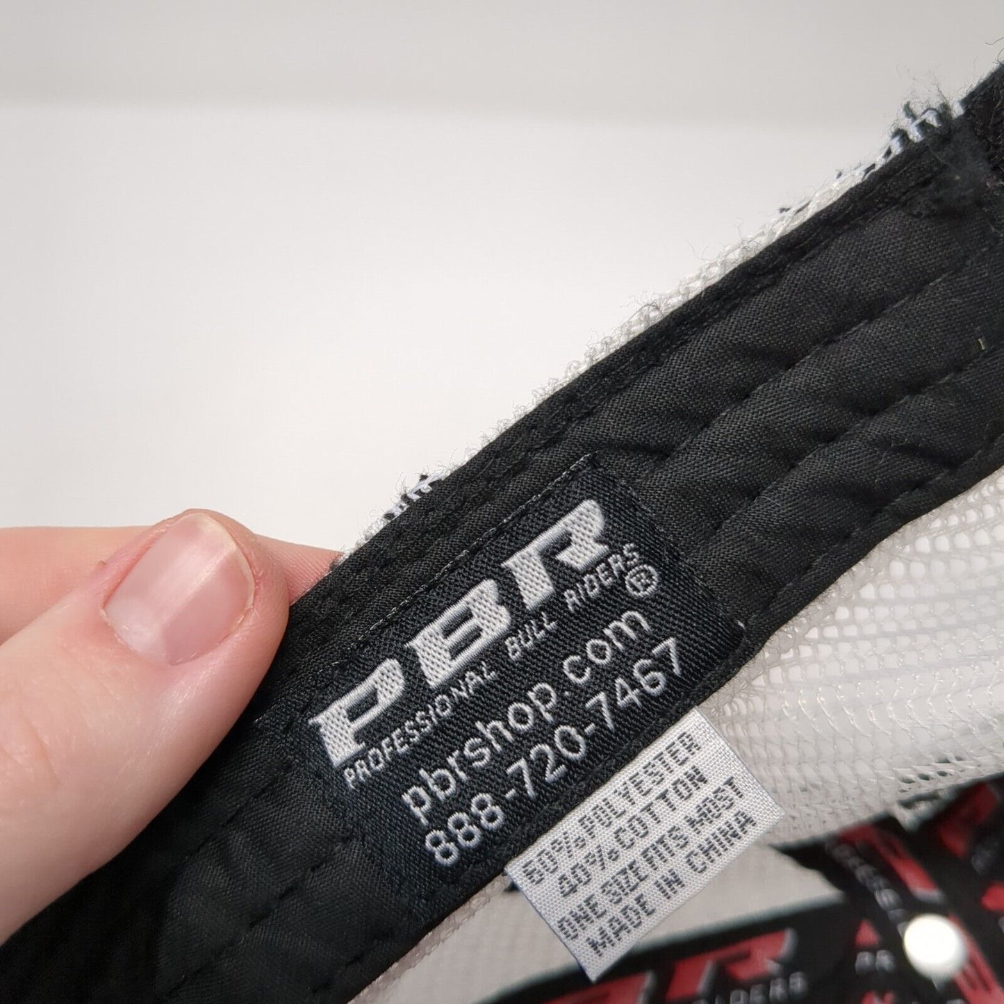 PBR Strapback Trucker Hat Multicolor One Size Adjustable Embroidered Mesh Back