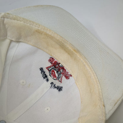 Nike Golf Baseball Cap White Boise Open Albertsons Swoosh Strapback Hat Vintage
