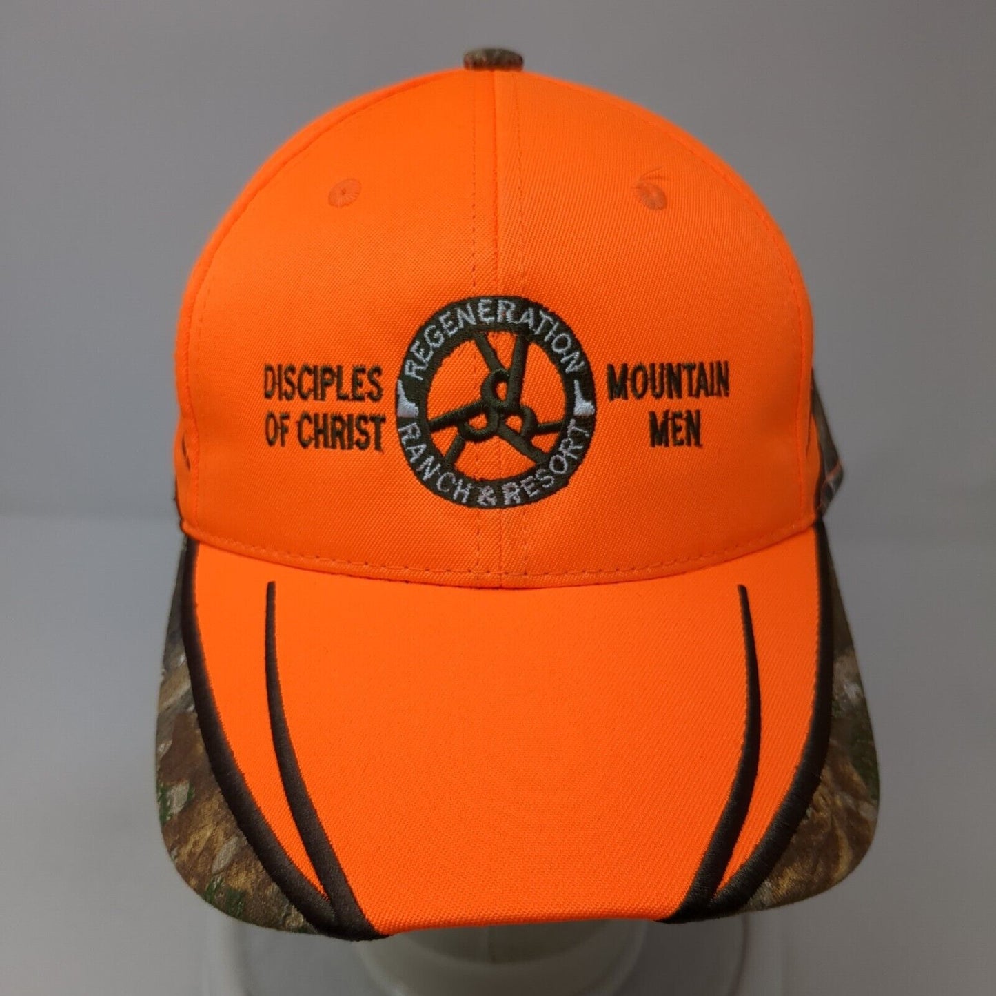 Regeneration Ranch Disciples of Christ Strapback Hat Orange One Size