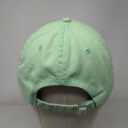 Palm Tree Slideback Hat Green OSFM Adjustable Embroidered Logo Vented Holes