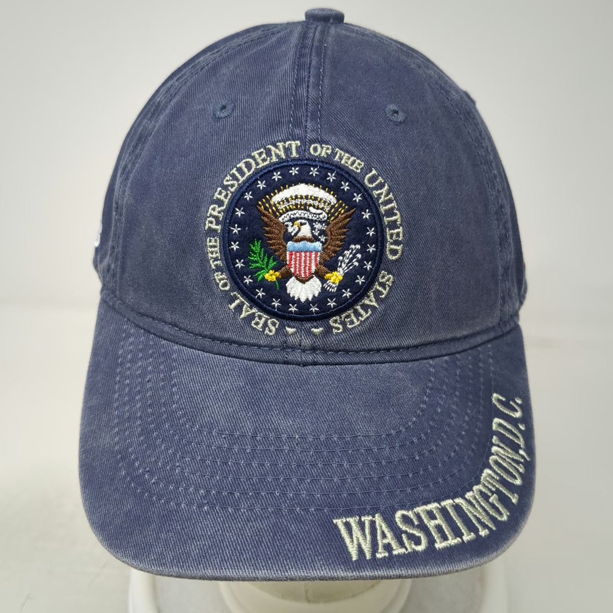 DC One Whole Sale Baseball Cap Blue One Size Presidential Seal Washington DC Hat