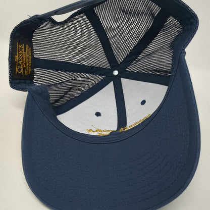 Yupoong Trucker Hat Blue One Size Smith Fork Ranch West Elk Wilderness Snapback