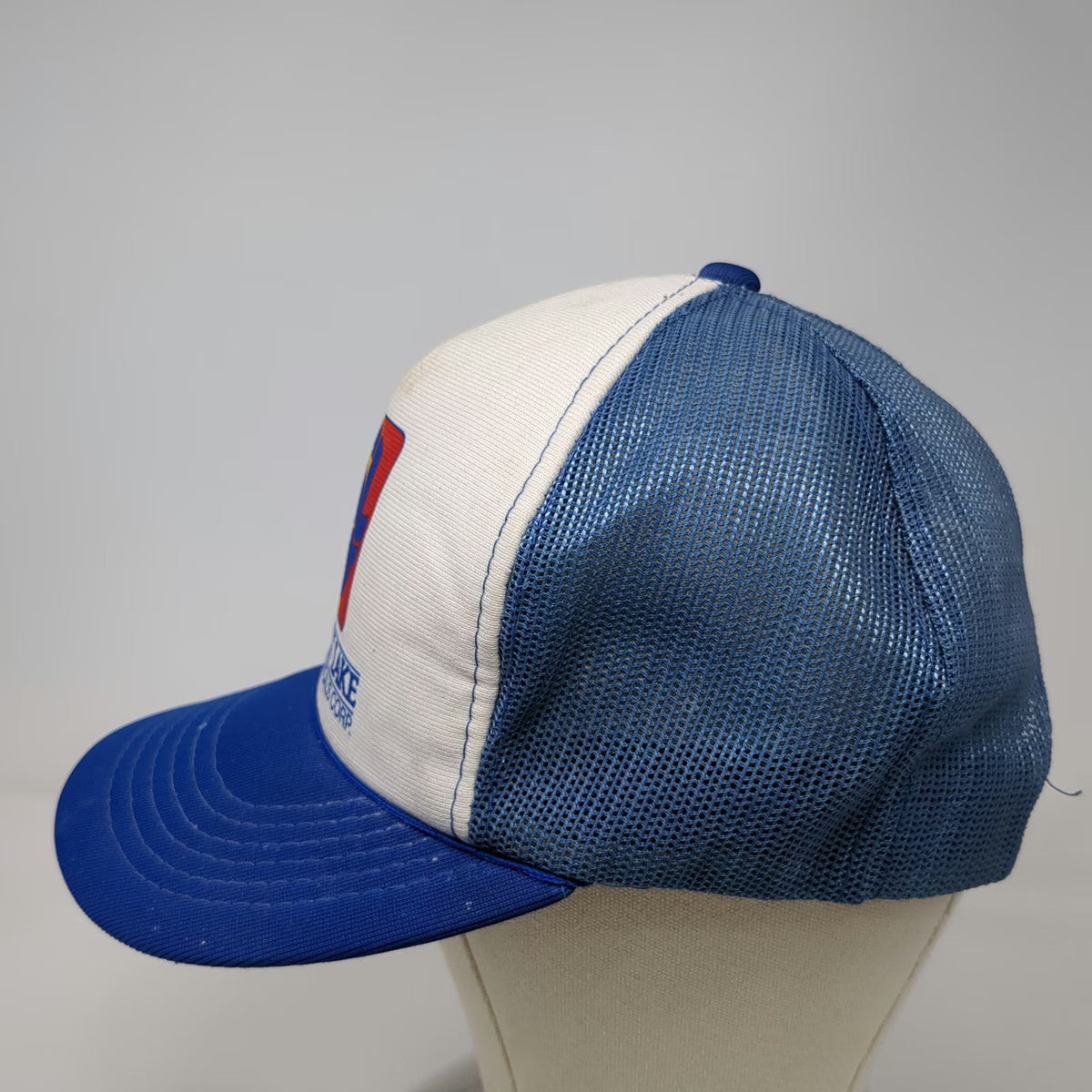Great Salt Lake Minerals & Chemicals Corp Blue OS Trucker Hat GSL Snapback Mesh
